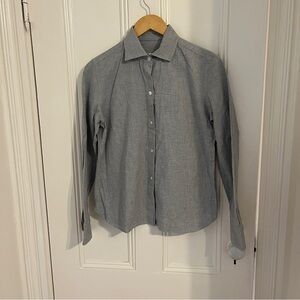 E. FORMICOLA NAPOLI NWOT Button Down Tan Dress Shirt Small